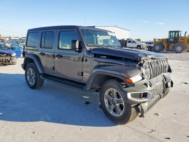 1C4HJXEN9MW693988 - 2021 JEEP WRANGLER U SAHARA CHARCOAL photo 4