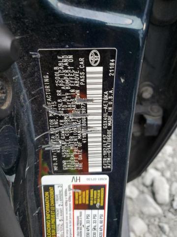 4T1BK1EB0GU199777 - 2016 TOYOTA AVALON XLE BLACK photo 12