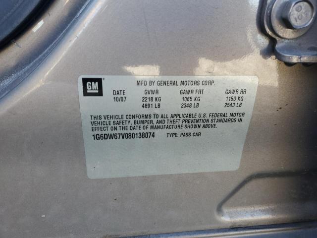 1G6DW67V080138074 - 2008 CADILLAC STS BROWN photo 13