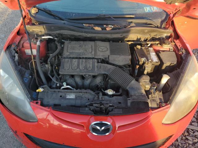 JM1DE1KY3D0154607 - 2013 MAZDA MAZDA2 红色 照片 11