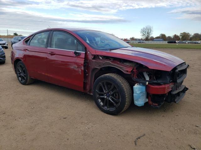 3FA6P0HD9JR153609 - 2018 FORD FUSION SE Qırmızı foto 4