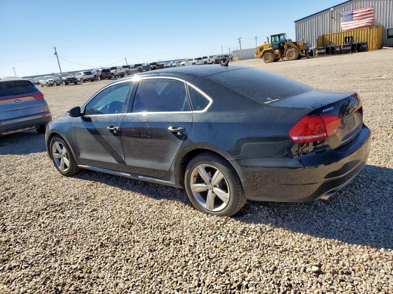 1VWBP7A30CC102145 - 2012 VOLKSWAGEN PASSAT SE Schwarz Foto 2