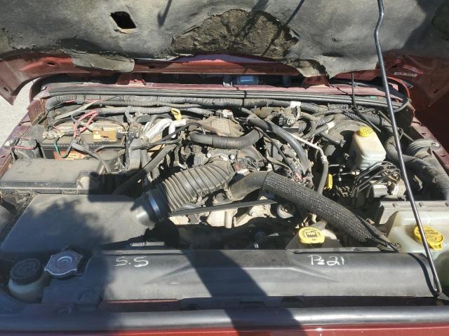 1J4FA54197L205018 - 2007 JEEP WRANGLER SAHARA BURGUNDY photo 11