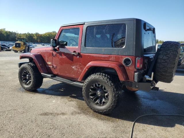 1J4FA54197L205018 - 2007 JEEP WRANGLER SAHARA BURGUNDY photo 2