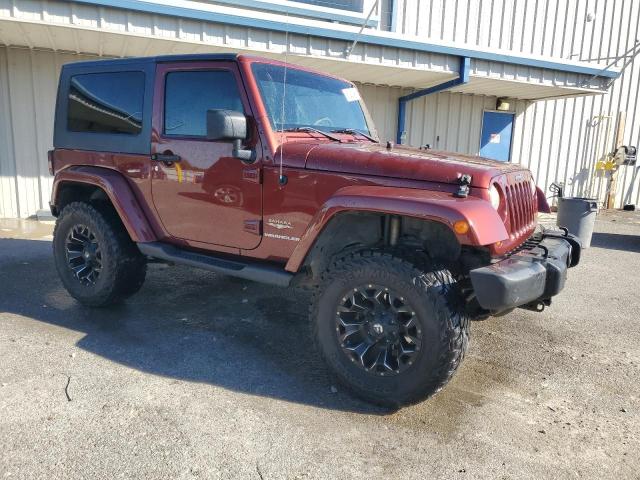 1J4FA54197L205018 - 2007 JEEP WRANGLER SAHARA BURGUNDY photo 4