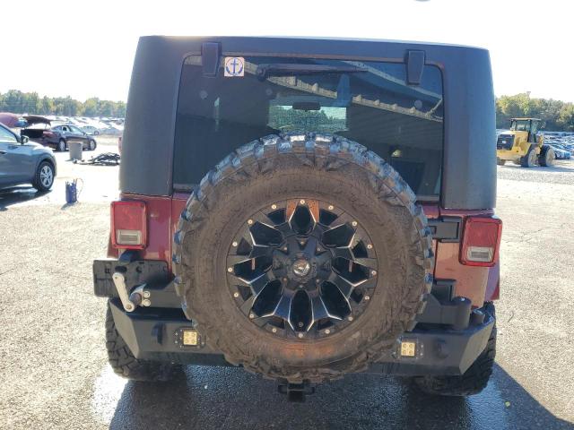 1J4FA54197L205018 - 2007 JEEP WRANGLER SAHARA BURGUNDY photo 6