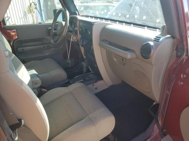 1J4FA54197L205018 - 2007 JEEP WRANGLER SAHARA BURGUNDY photo 8