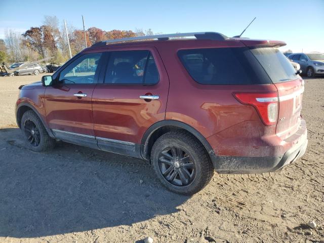 1FM5K8D89EGA76843 - 2014 FORD EXPLORER XLT ORANGE photo 2