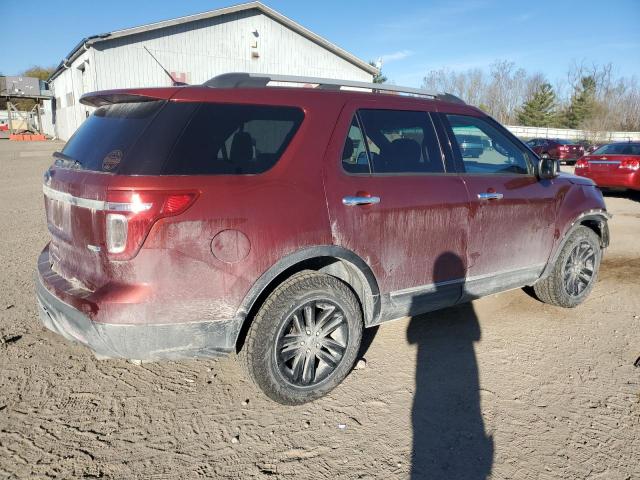 1FM5K8D89EGA76843 - 2014 FORD EXPLORER XLT ORANGE photo 3