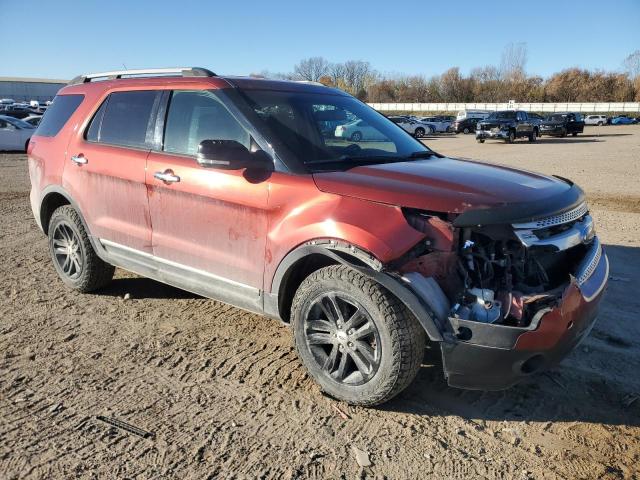 1FM5K8D89EGA76843 - 2014 FORD EXPLORER XLT ORANGE photo 4