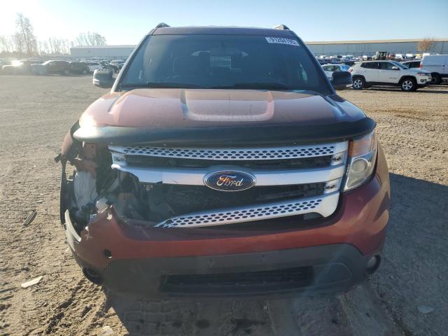 1FM5K8D89EGA76843 - 2014 FORD EXPLORER XLT ORANGE photo 5