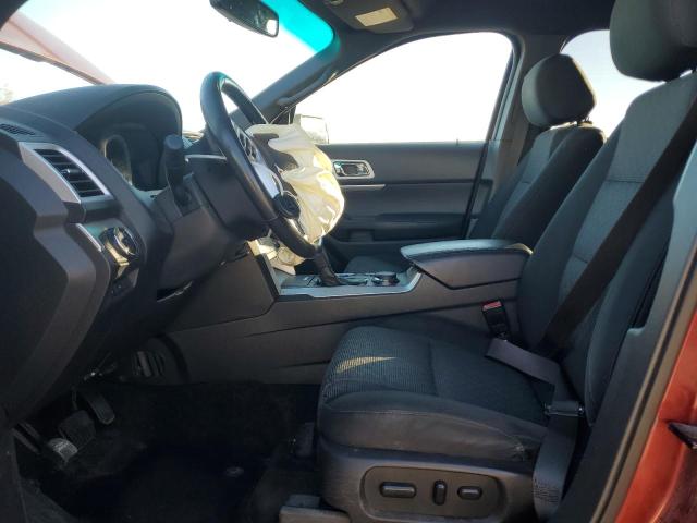 1FM5K8D89EGA76843 - 2014 FORD EXPLORER XLT ORANGE photo 7