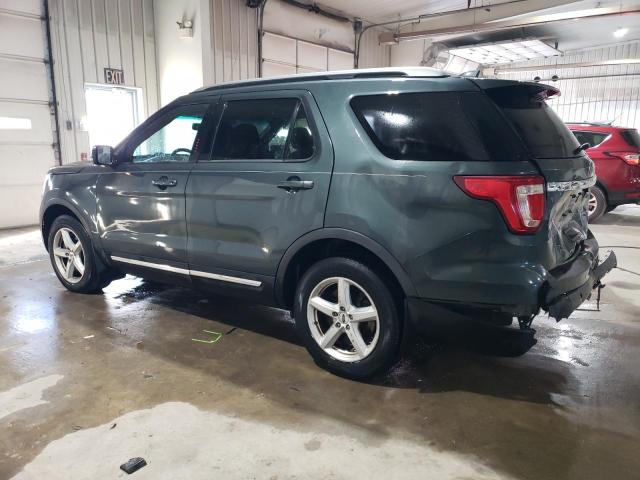 1FM5K8D81GGB08624 - 2016 FORD EXPLORER XLT GREEN photo 2