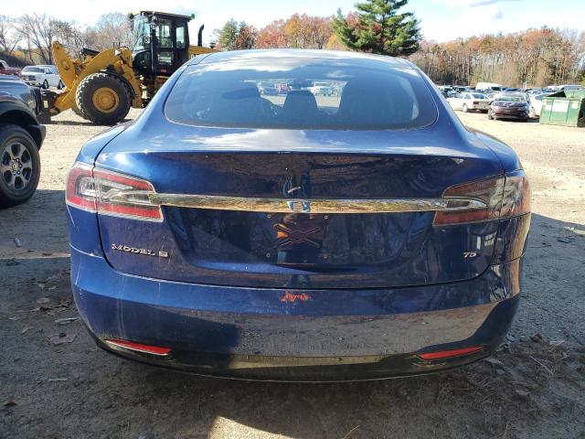 5YJSA1E11GF156217 - 2016 TESLA MODEL S BLUE photo 6