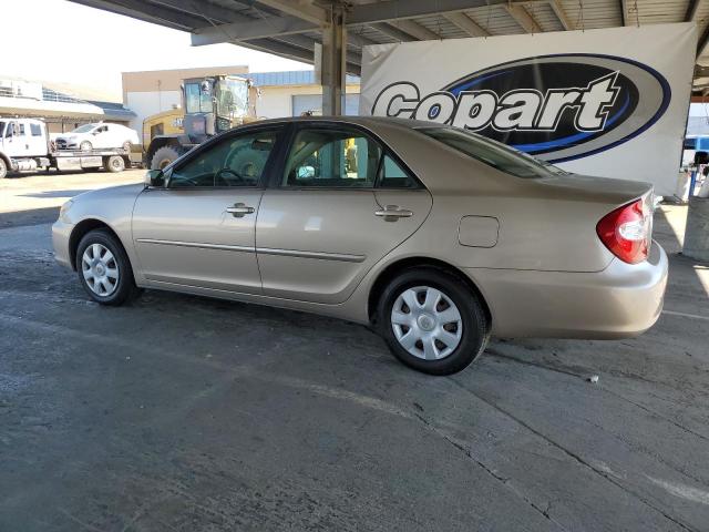 JTDBE32K920046276 - 2002 TOYOTA CAMRY LE 金色 照片 2