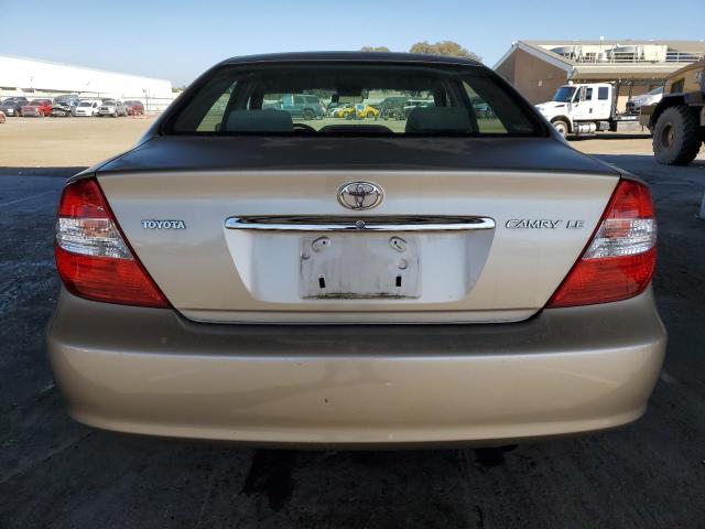 JTDBE32K920046276 - 2002 TOYOTA CAMRY LE 金色 照片 6