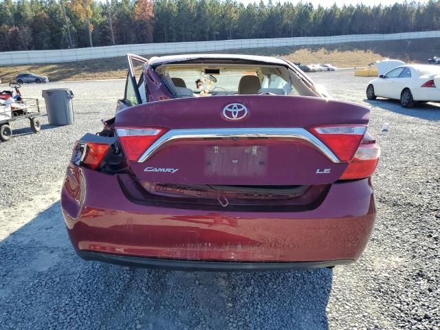 4T1BF1FK8HU678100 - 2017 TOYOTA CAMRY LE BURGUNDY photo 6