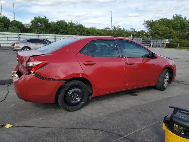 2T1BURHE2GC708820 - 2016 TOYOTA COROLLA L Qırmızı foto 3