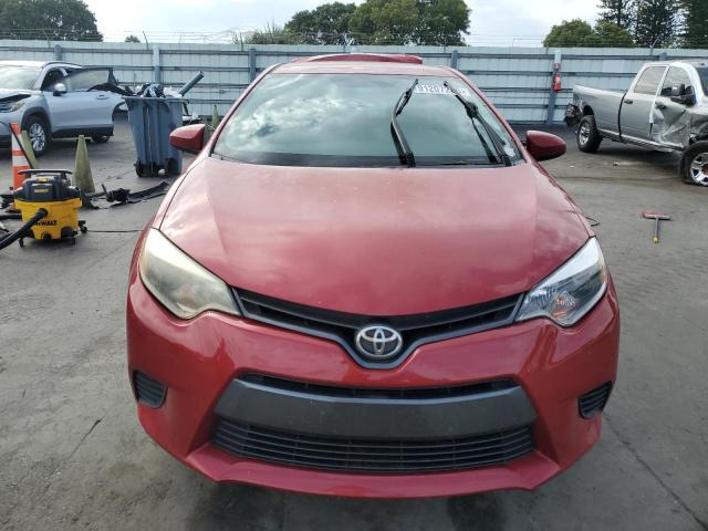 2T1BURHE2GC708820 - 2016 TOYOTA COROLLA L Qırmızı foto 5