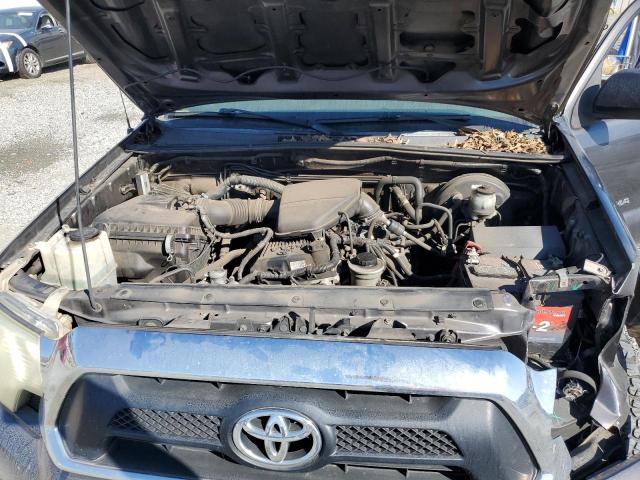 5TFJX4GN1CX009827 - 2012 TOYOTA TACOMA DOUBLE CAB GRAY photo 11