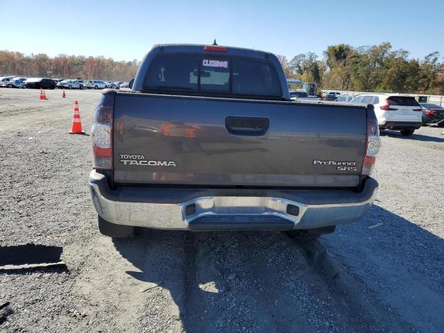 5TFJX4GN1CX009827 - 2012 TOYOTA TACOMA DOUBLE CAB GRAY photo 6