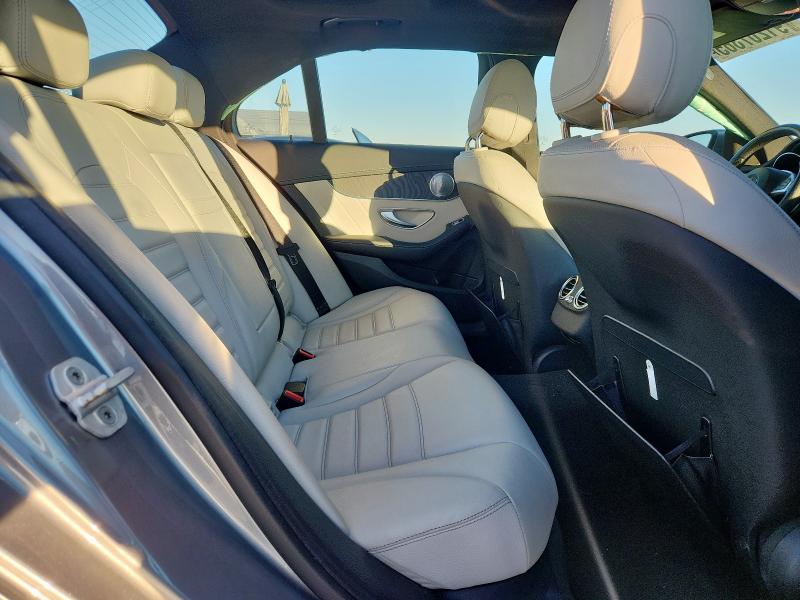 55SWF4KB5FU038251 - 2015 MERCEDES-BENZ C 300 4MATIC SILVER photo 10