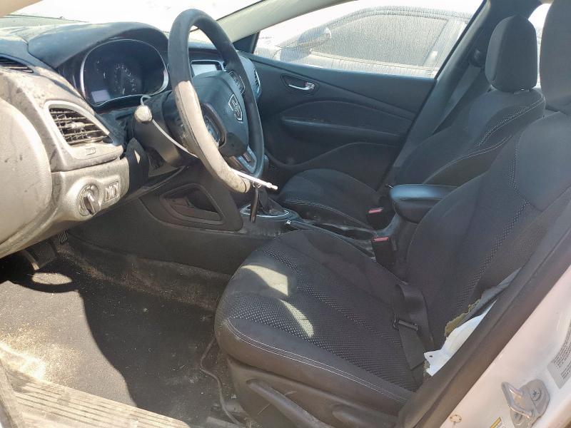 1C3CDFBB0FD276736 - 2015 DODGE DART SXT თეთრი ფოტო 7