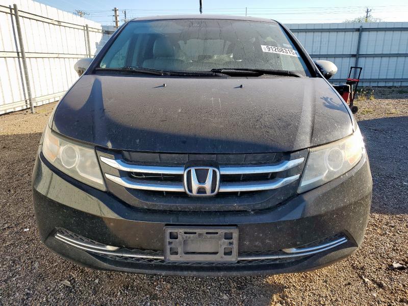 5FNRL5H69FB016065 - 2015 HONDA ODYSSEY EXL BLACK photo 5