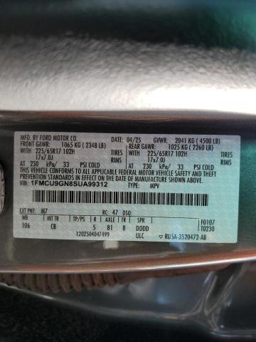 1FMCU9GN8SUA99312 - 2025 FORD ESCAPE ACTIVE 灰色 照片 13