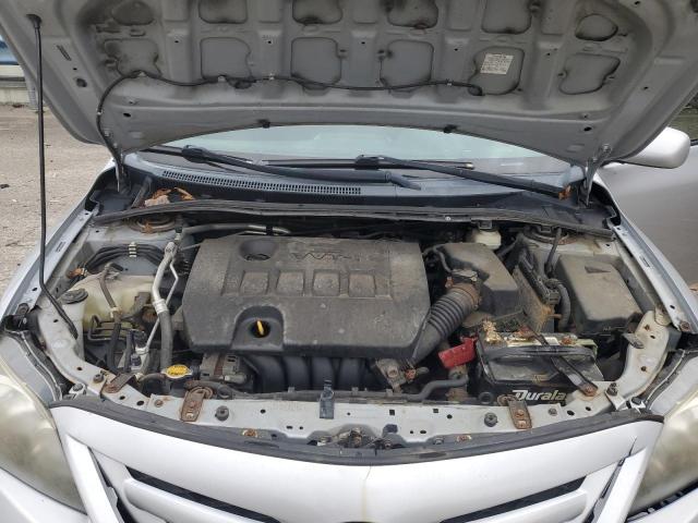 2T1BU4EE0BC666437 - 2011 TOYOTA COROLLA BASE 银色 照片 11