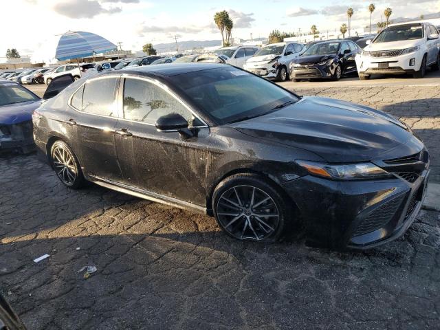 4T1G11AK4RU241448 - 2024 TOYOTA CAMRY SE NIGHT SHADE BLACK photo 4