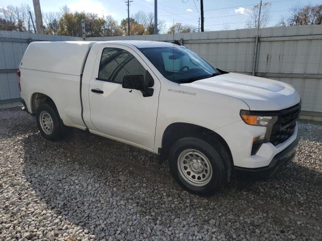 3GCNAAEK6PG307407 - 2023 CHEVROLET SILVERADO C1500 WHITE photo 4