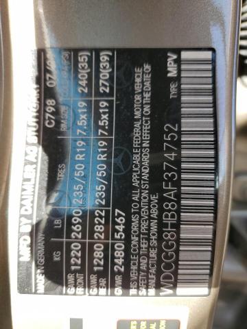 WDCGG8HB8AF374752 - 2010 MERCEDES-BENZ GLK 350 4MATIC GOLD photo 13