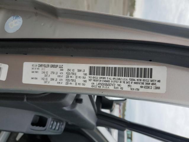 1J4PN2GK6BW567472 - 2011 JEEP LIBERTY SPORT SILVER photo 13