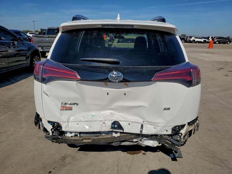 2T3NFREV2GW296528 - 2016 TOYOTA RAV4 SE WHITE photo 6