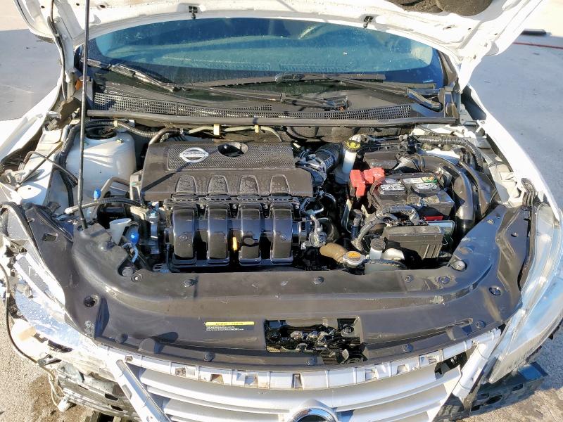 3N1AB7AP2FL657089 - 2015 NISSAN SENTRA S WHITE photo 11