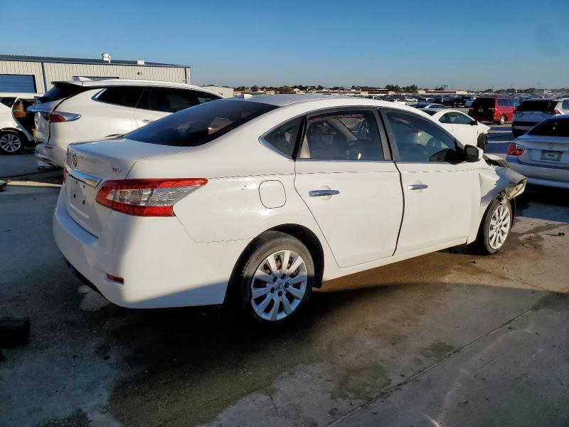 3N1AB7AP2FL657089 - 2015 NISSAN SENTRA S WHITE photo 3