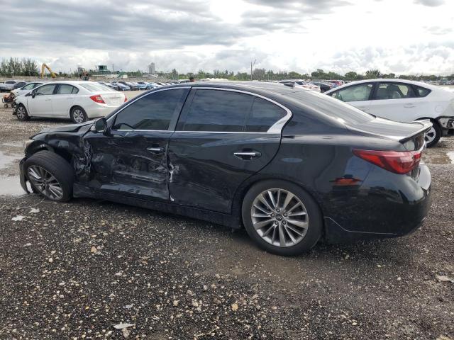 JN1EV7AP1JM590329 - 2018 INFINITI Q50 LUXE შავი ფოტო 3