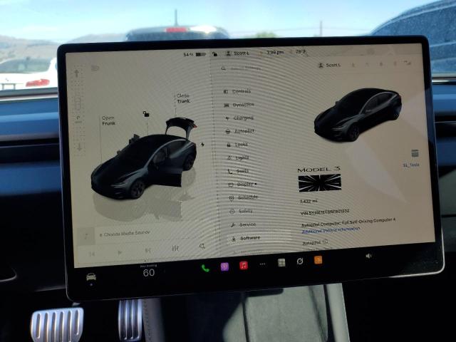 5YJ3E1ET6RF801232 - 2024 TESLA MODEL 3 石墨色 照片 9