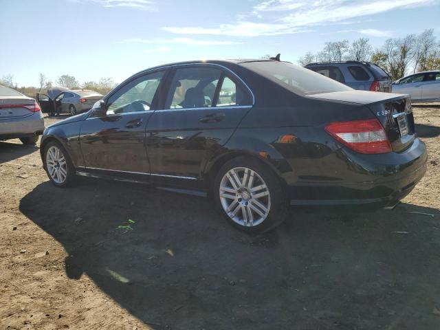 WDDGF81X98F115136 - 2008 MERCEDES-BENZ C 300 4MATIC BLACK photo 2