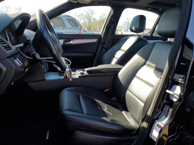 WDDGF81X98F115136 - 2008 MERCEDES-BENZ C 300 4MATIC BLACK photo 7