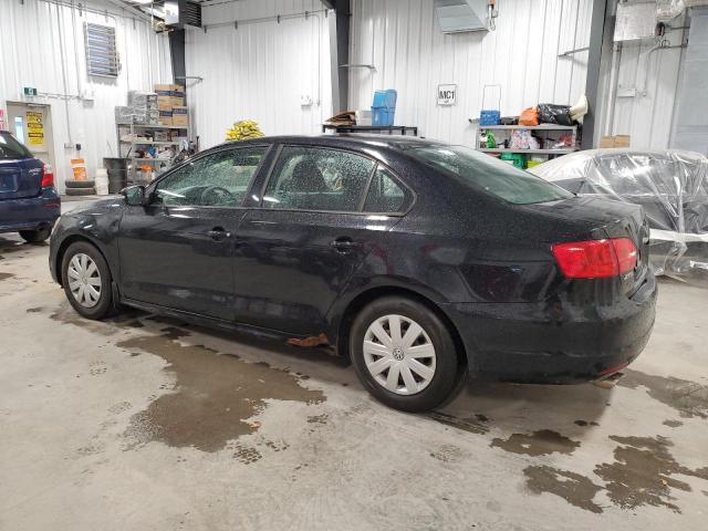 3VW2K7AJ5EM352978 - 2014 VOLKSWAGEN JETTA BASE BLACK photo 2