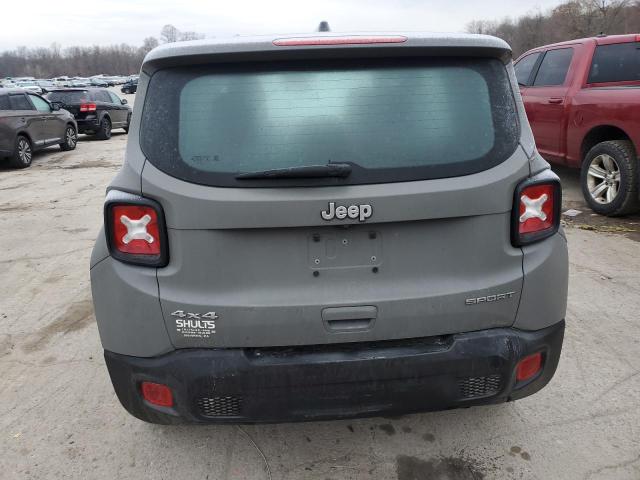 ZACNJBAB0LPL85263 - 2020 JEEP RENEGADE SPORT GRAY photo 6