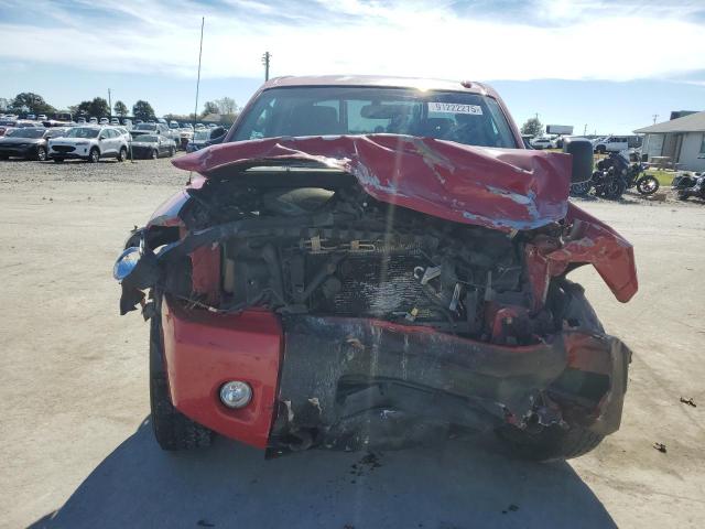 1N6AA0EC1BN305840 - 2011 NISSAN TITAN S RED photo 5