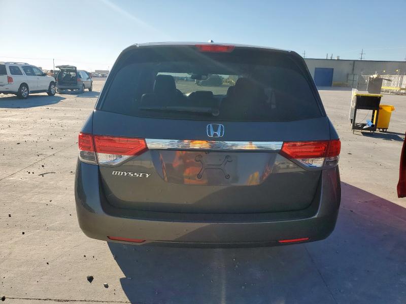 5FNRL5H69EB037061 - 2014 HONDA ODYSSEY EXL GRAY photo 6
