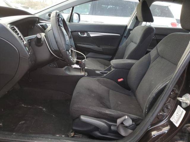 2HGFB2F52DH003813 - 2013 HONDA CIVIC LX BROWN photo 7