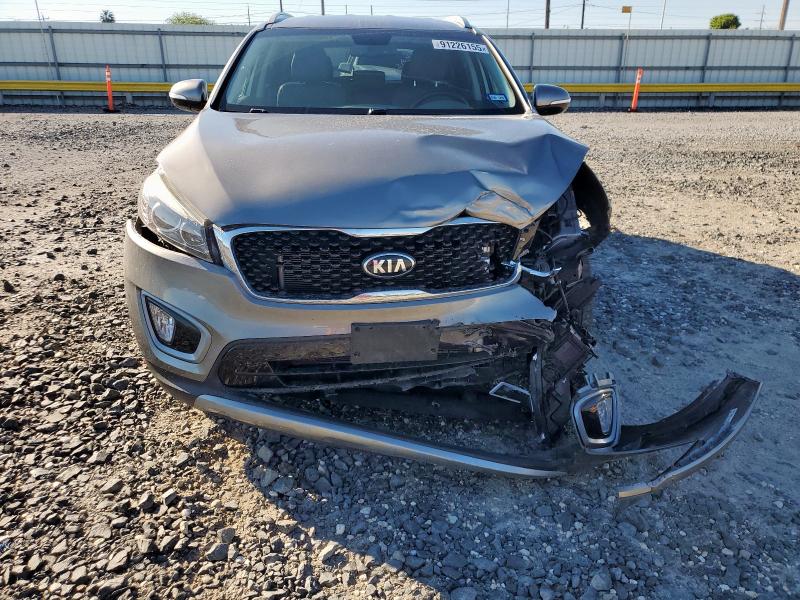 5XYPH4A51GG164046 - 2016 KIA SORENTO EX GRAY photo 5