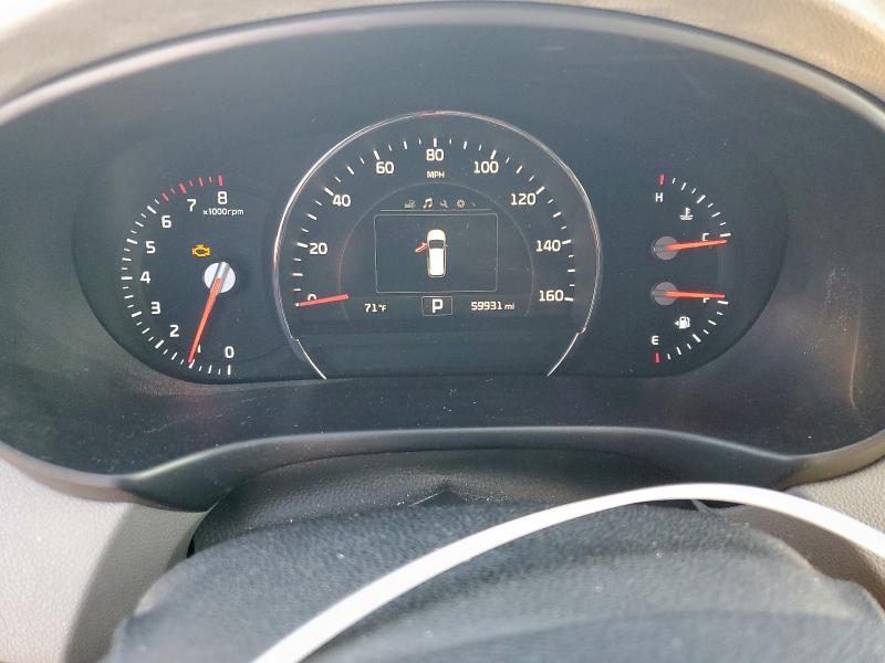 5XYPH4A51GG164046 - 2016 KIA SORENTO EX GRAY photo 9