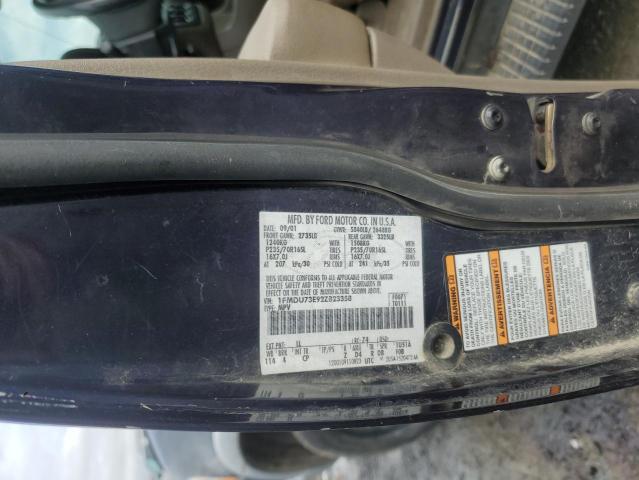 1FMDU73E92ZB23358 - 2002 FORD EXPLORER XLT ლურჯი ფოტო 13