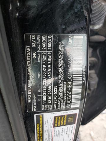 WDCGG5HB4DG107265 - 2013 MERCEDES-BENZ GLK 350 Czarny zdjęcie 13